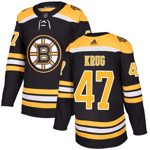 Adidas Boston Bruins #47 Torey Krug Black Home Authentic Youth Stitched NHL Jersey->youth nhl jersey->Youth Jersey